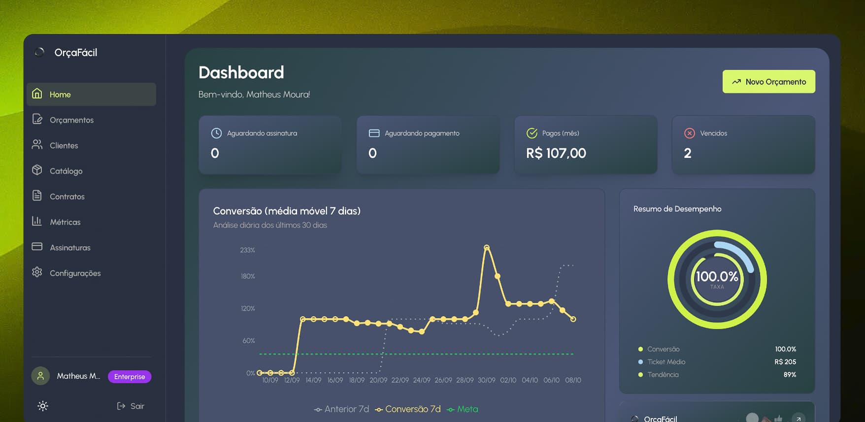 Processo Simplificado - Interface intuitiva que guia você em cada passo do processo